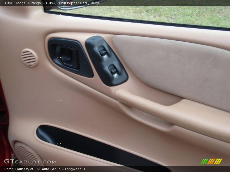 Chili Pepper Red / Beige 1998 Dodge Durango SLT 4x4