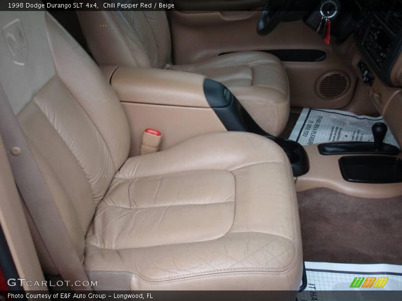 Chili Pepper Red / Beige 1998 Dodge Durango SLT 4x4