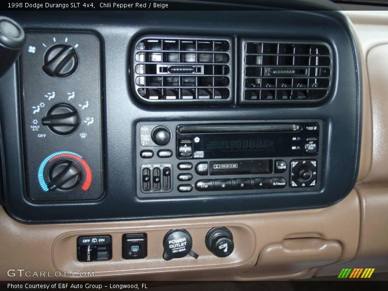 Chili Pepper Red / Beige 1998 Dodge Durango SLT 4x4