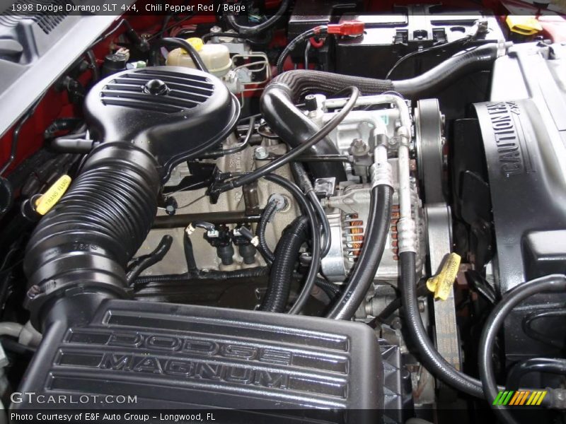 Chili Pepper Red / Beige 1998 Dodge Durango SLT 4x4