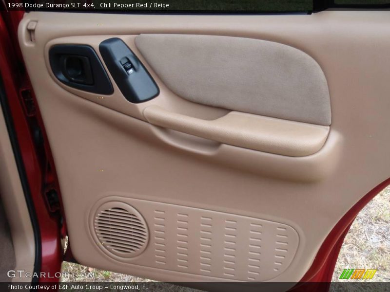 Chili Pepper Red / Beige 1998 Dodge Durango SLT 4x4