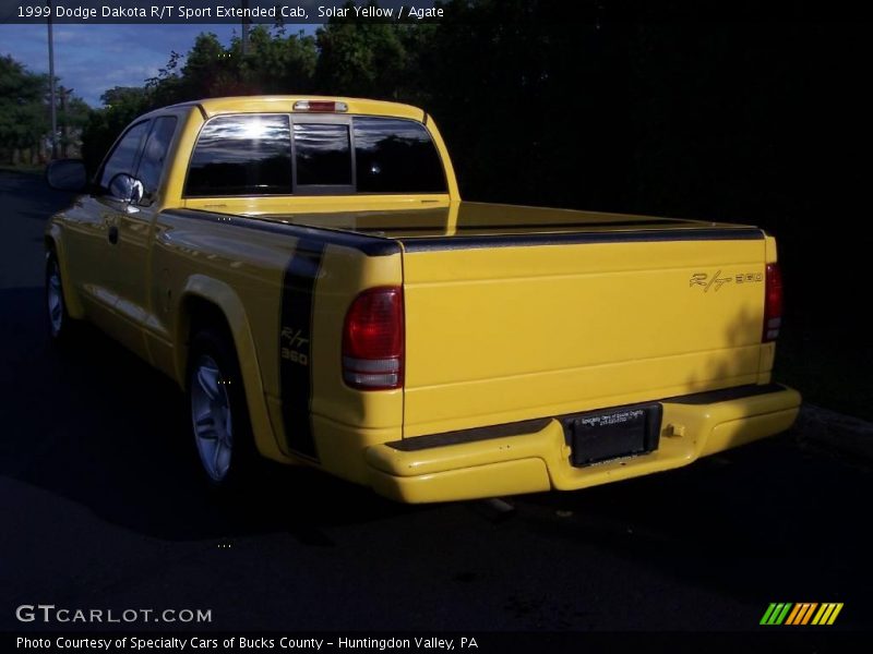 Solar Yellow / Agate 1999 Dodge Dakota R/T Sport Extended Cab