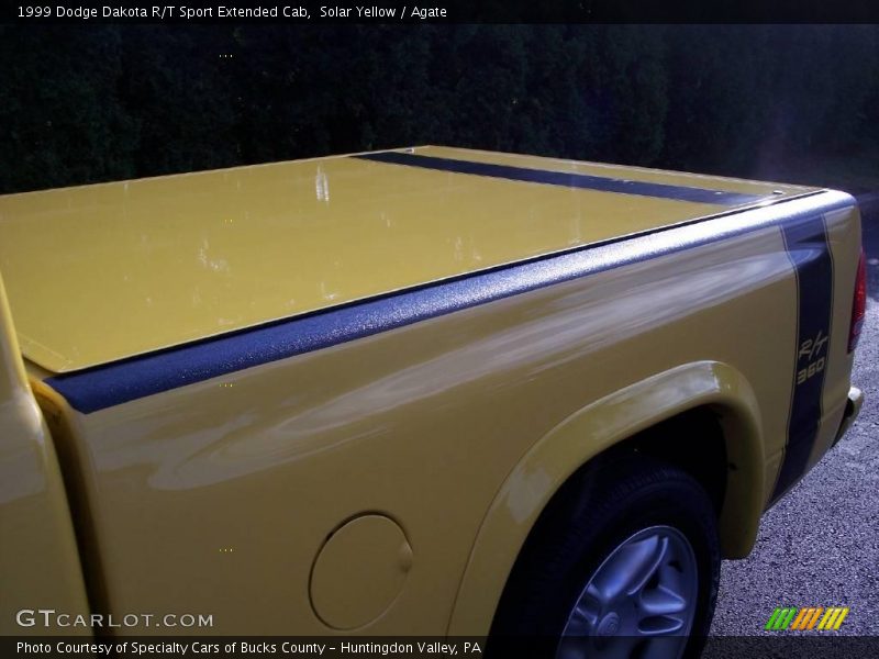 Solar Yellow / Agate 1999 Dodge Dakota R/T Sport Extended Cab