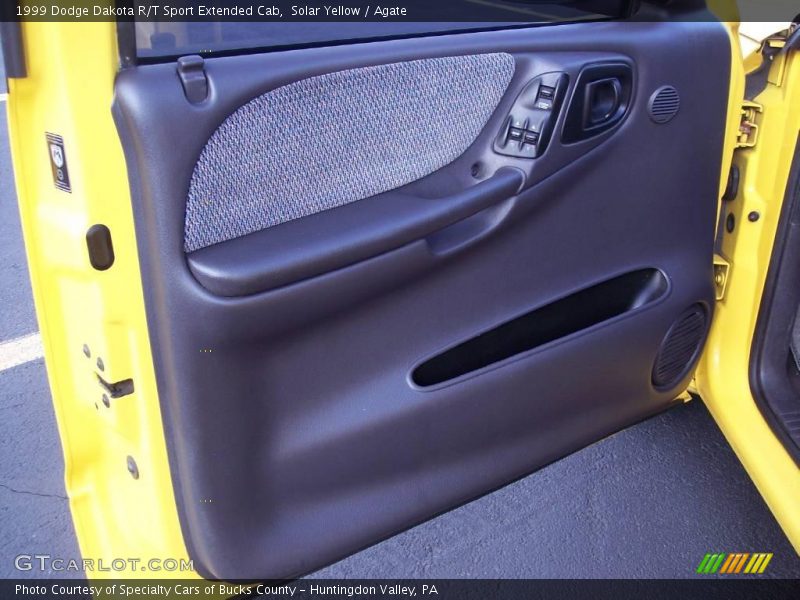 Solar Yellow / Agate 1999 Dodge Dakota R/T Sport Extended Cab