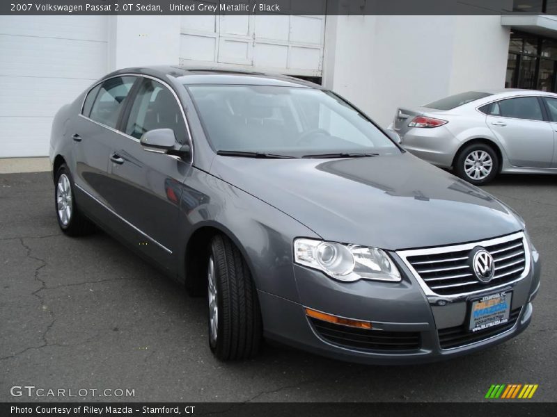 United Grey Metallic / Black 2007 Volkswagen Passat 2.0T Sedan