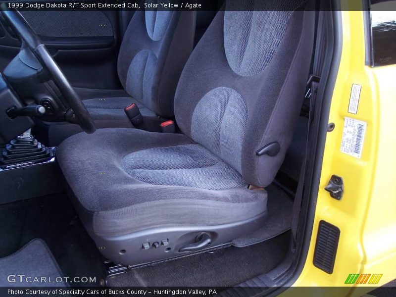 Solar Yellow / Agate 1999 Dodge Dakota R/T Sport Extended Cab