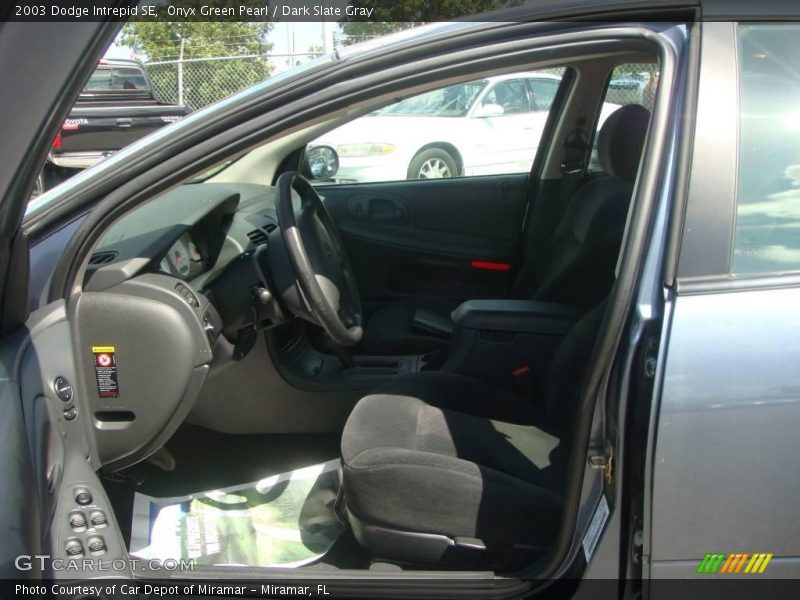 Onyx Green Pearl / Dark Slate Gray 2003 Dodge Intrepid SE