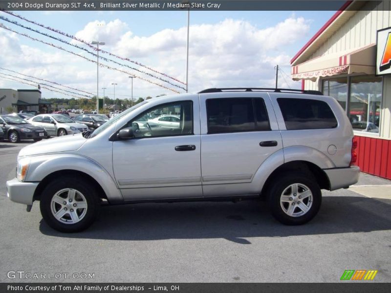 Brilliant Silver Metallic / Medium Slate Gray 2004 Dodge Durango SLT 4x4