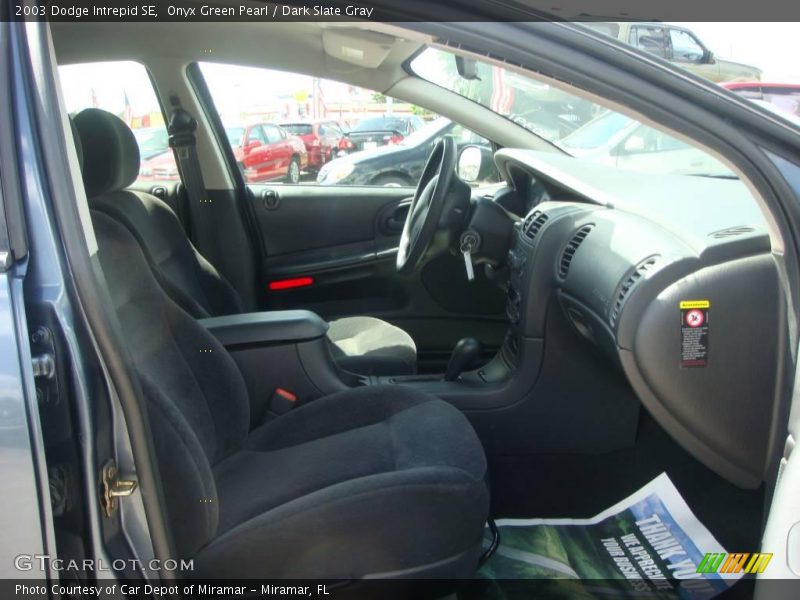 Onyx Green Pearl / Dark Slate Gray 2003 Dodge Intrepid SE
