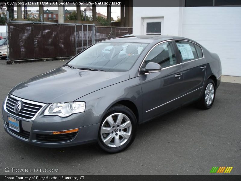 United Grey Metallic / Black 2007 Volkswagen Passat 2.0T Sedan