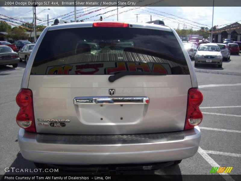 Brilliant Silver Metallic / Medium Slate Gray 2004 Dodge Durango SLT 4x4