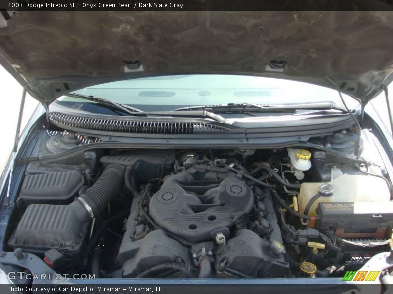 Onyx Green Pearl / Dark Slate Gray 2003 Dodge Intrepid SE