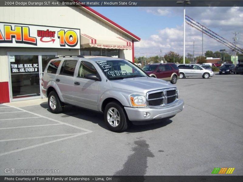 Brilliant Silver Metallic / Medium Slate Gray 2004 Dodge Durango SLT 4x4