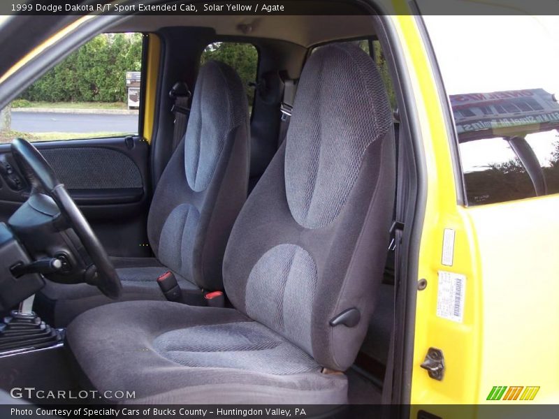 Solar Yellow / Agate 1999 Dodge Dakota R/T Sport Extended Cab