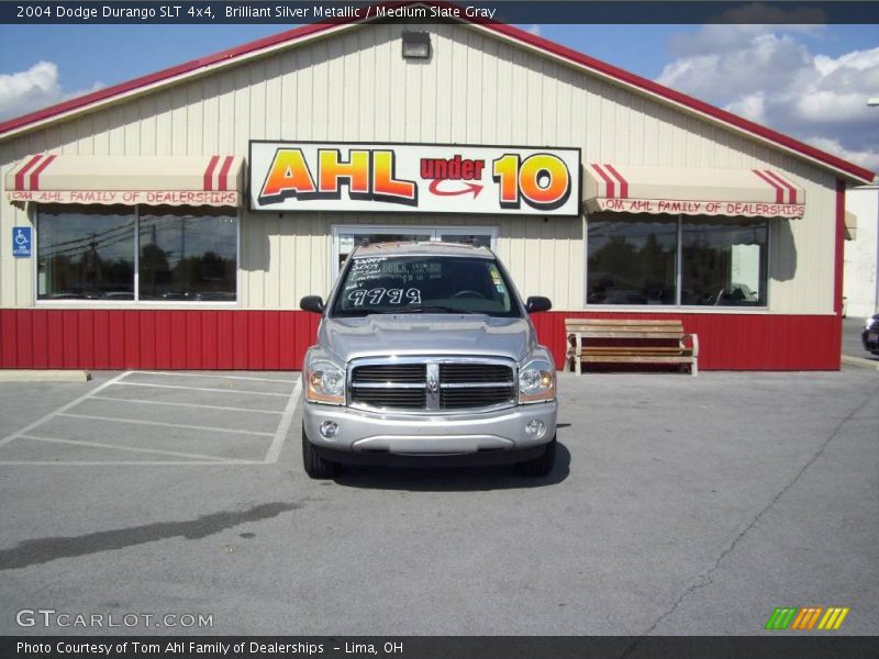 Brilliant Silver Metallic / Medium Slate Gray 2004 Dodge Durango SLT 4x4