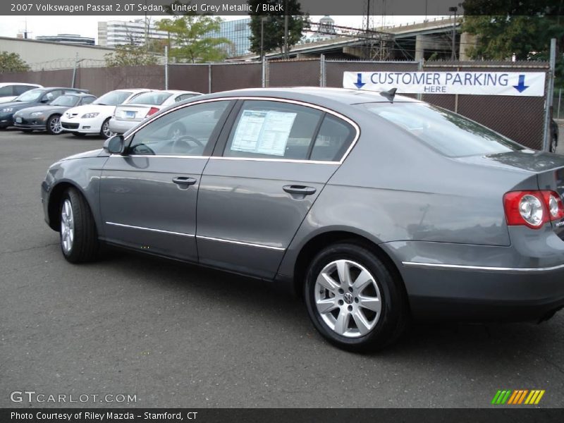 United Grey Metallic / Black 2007 Volkswagen Passat 2.0T Sedan