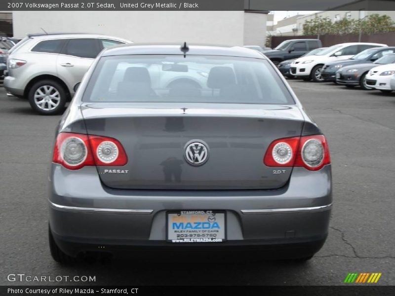 United Grey Metallic / Black 2007 Volkswagen Passat 2.0T Sedan