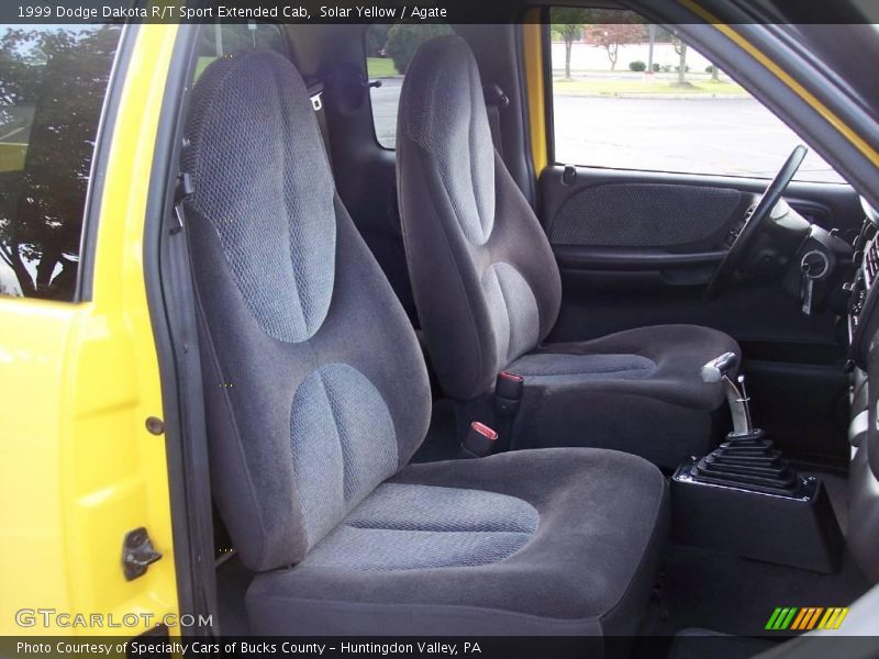 Solar Yellow / Agate 1999 Dodge Dakota R/T Sport Extended Cab