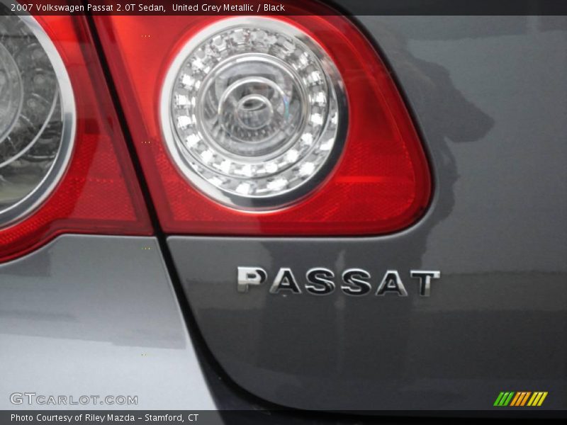 United Grey Metallic / Black 2007 Volkswagen Passat 2.0T Sedan