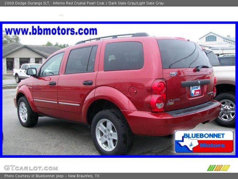 Inferno Red Crystal Pearl Coat / Dark Slate Gray/Light Slate Gray 2009 Dodge Durango SLT