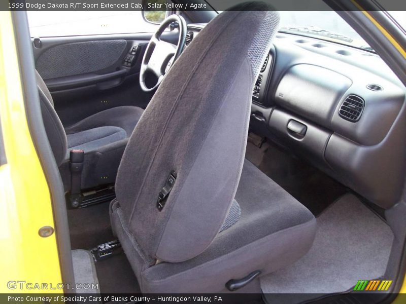 Solar Yellow / Agate 1999 Dodge Dakota R/T Sport Extended Cab