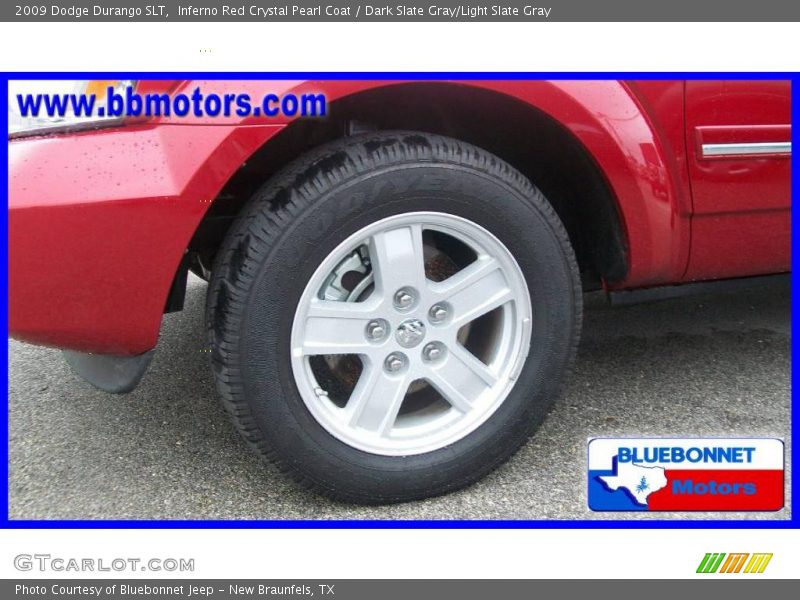 Inferno Red Crystal Pearl Coat / Dark Slate Gray/Light Slate Gray 2009 Dodge Durango SLT