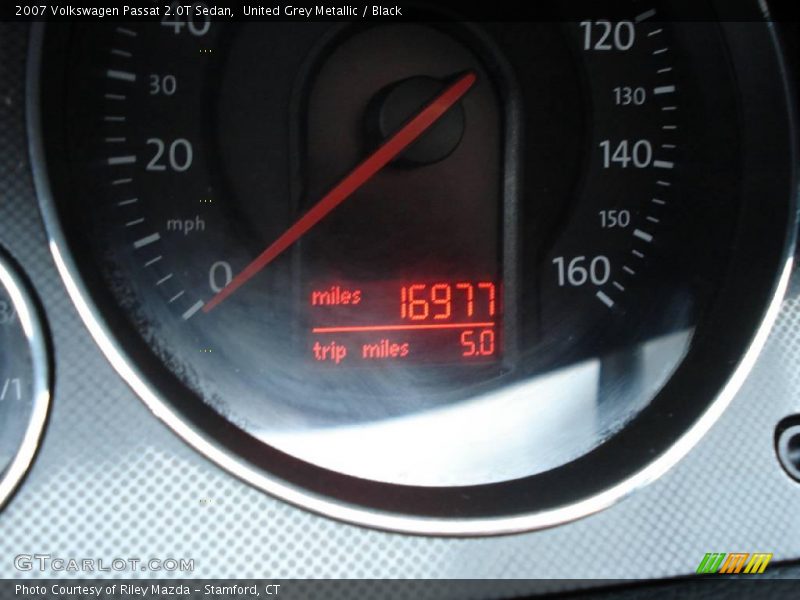 United Grey Metallic / Black 2007 Volkswagen Passat 2.0T Sedan
