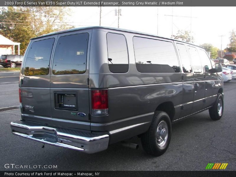 Sterling Grey Metallic / Medium Flint 2009 Ford E Series Van E350 Super Duty XLT Extended Passenger