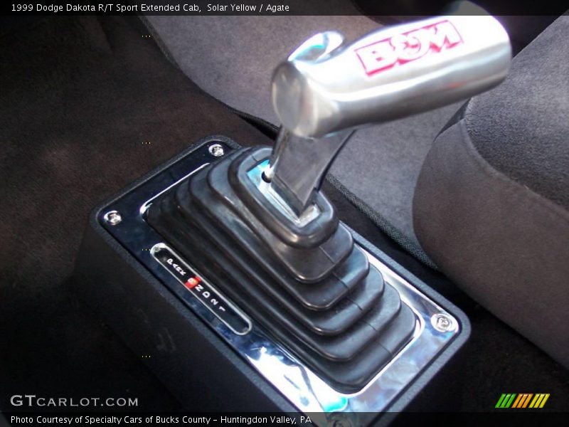 Solar Yellow / Agate 1999 Dodge Dakota R/T Sport Extended Cab