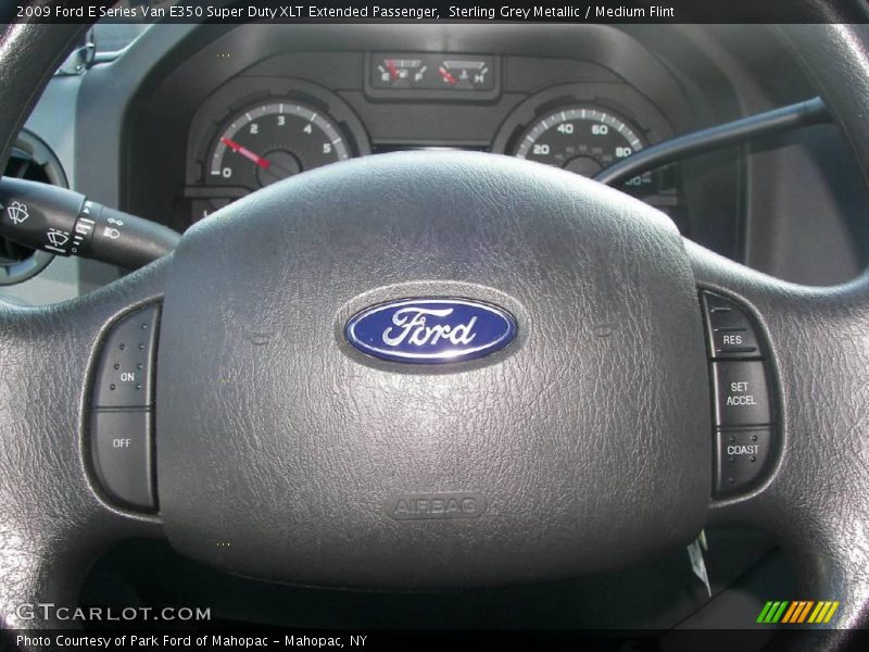 Sterling Grey Metallic / Medium Flint 2009 Ford E Series Van E350 Super Duty XLT Extended Passenger