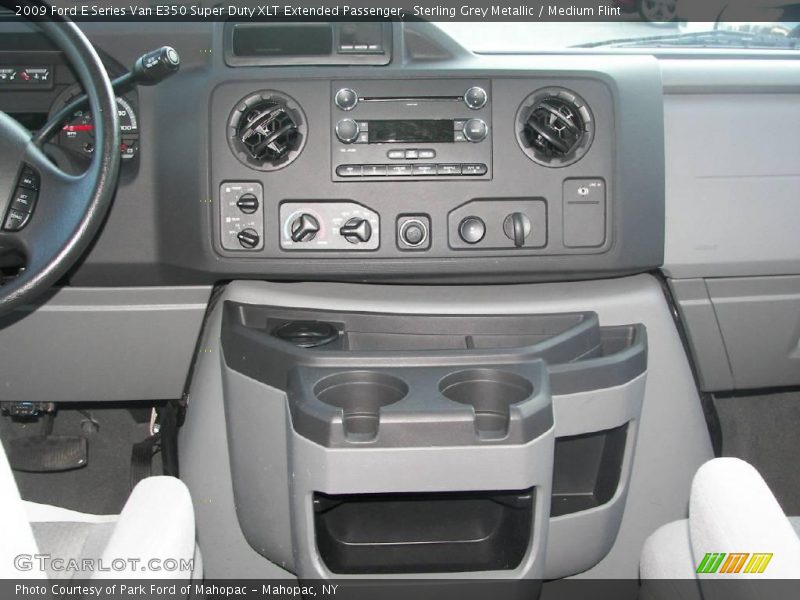 Sterling Grey Metallic / Medium Flint 2009 Ford E Series Van E350 Super Duty XLT Extended Passenger