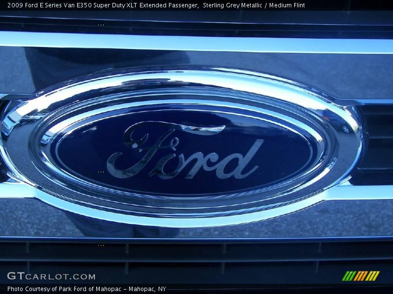 Sterling Grey Metallic / Medium Flint 2009 Ford E Series Van E350 Super Duty XLT Extended Passenger