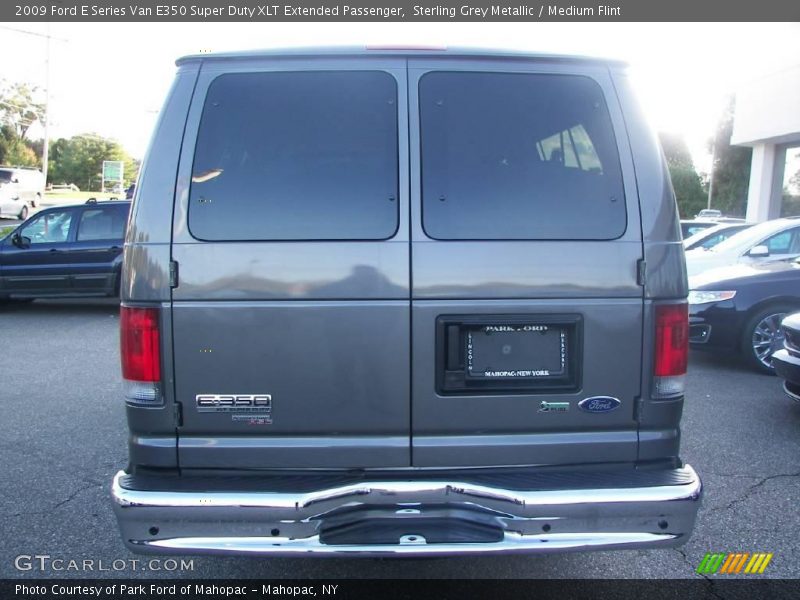 Sterling Grey Metallic / Medium Flint 2009 Ford E Series Van E350 Super Duty XLT Extended Passenger