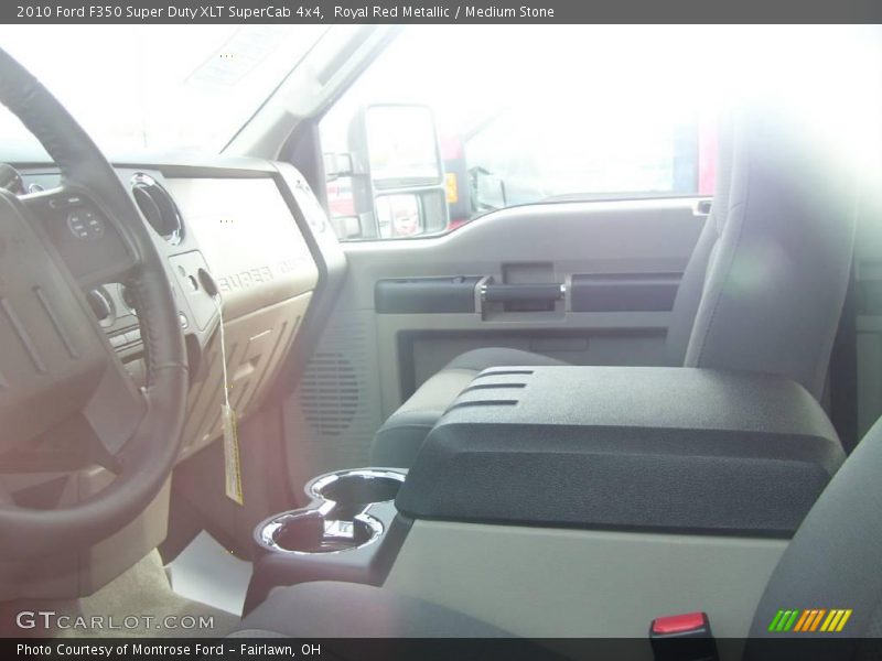 Royal Red Metallic / Medium Stone 2010 Ford F350 Super Duty XLT SuperCab 4x4
