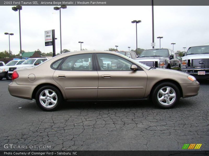 Arizona Beige Metallic / Medium Parchment 2003 Ford Taurus SES