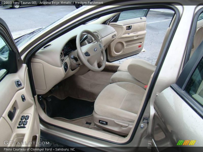 Arizona Beige Metallic / Medium Parchment 2003 Ford Taurus SES