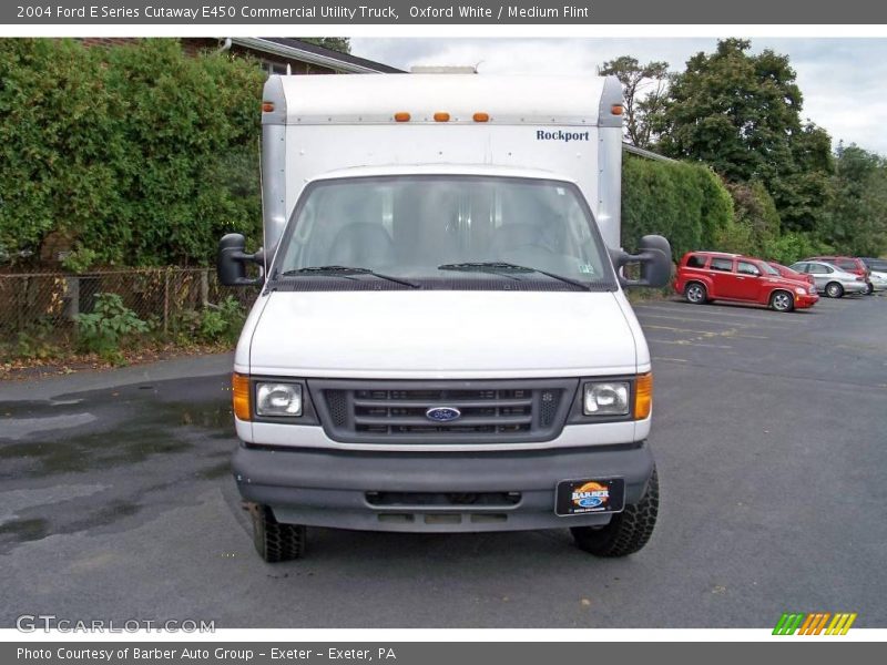 Oxford White / Medium Flint 2004 Ford E Series Cutaway E450 Commercial Utility Truck
