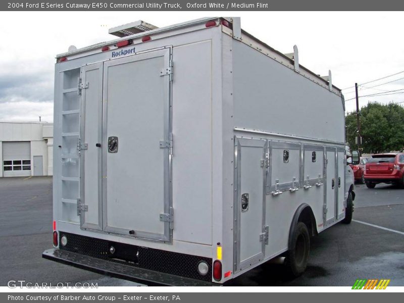 Oxford White / Medium Flint 2004 Ford E Series Cutaway E450 Commercial Utility Truck