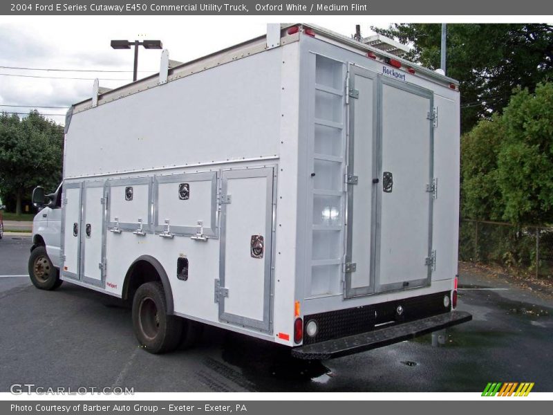 Oxford White / Medium Flint 2004 Ford E Series Cutaway E450 Commercial Utility Truck