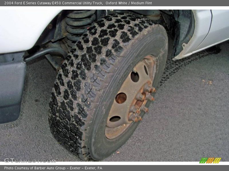 Oxford White / Medium Flint 2004 Ford E Series Cutaway E450 Commercial Utility Truck