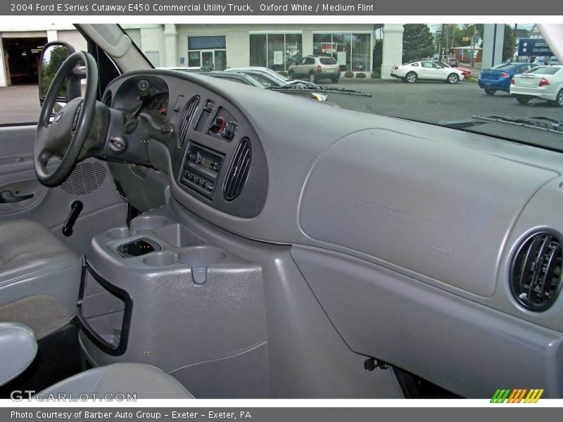 Oxford White / Medium Flint 2004 Ford E Series Cutaway E450 Commercial Utility Truck