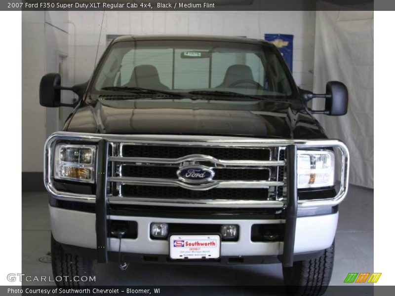 Black / Medium Flint 2007 Ford F350 Super Duty XLT Regular Cab 4x4