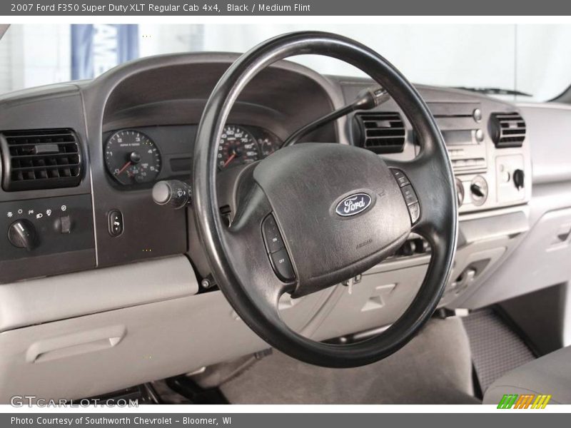 Black / Medium Flint 2007 Ford F350 Super Duty XLT Regular Cab 4x4