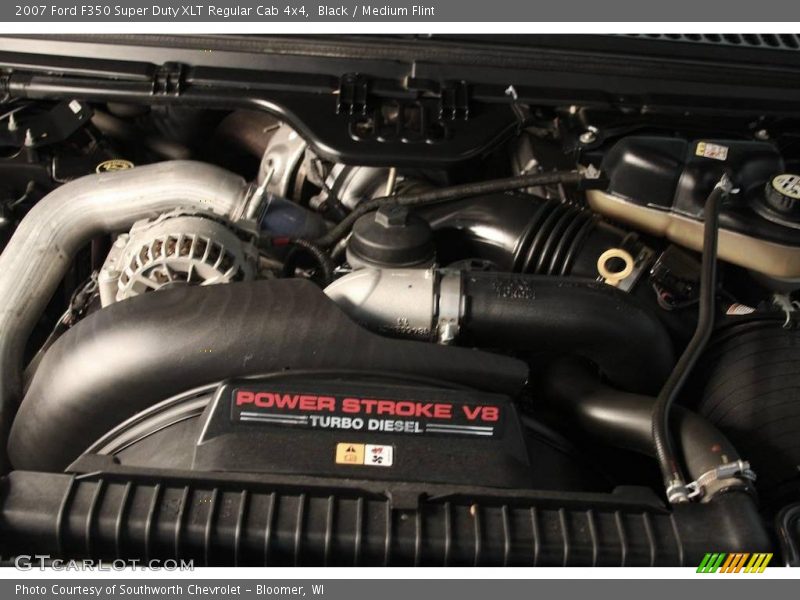 Black / Medium Flint 2007 Ford F350 Super Duty XLT Regular Cab 4x4