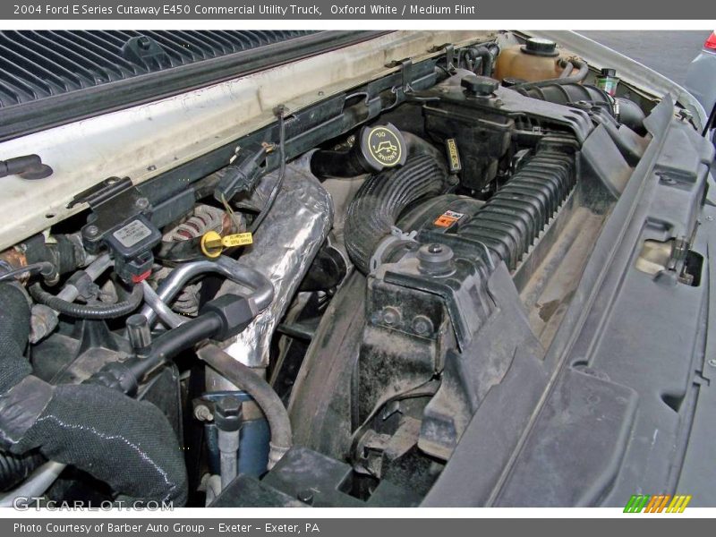 Oxford White / Medium Flint 2004 Ford E Series Cutaway E450 Commercial Utility Truck