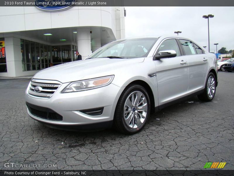 Ingot Silver Metallic / Light Stone 2010 Ford Taurus Limited