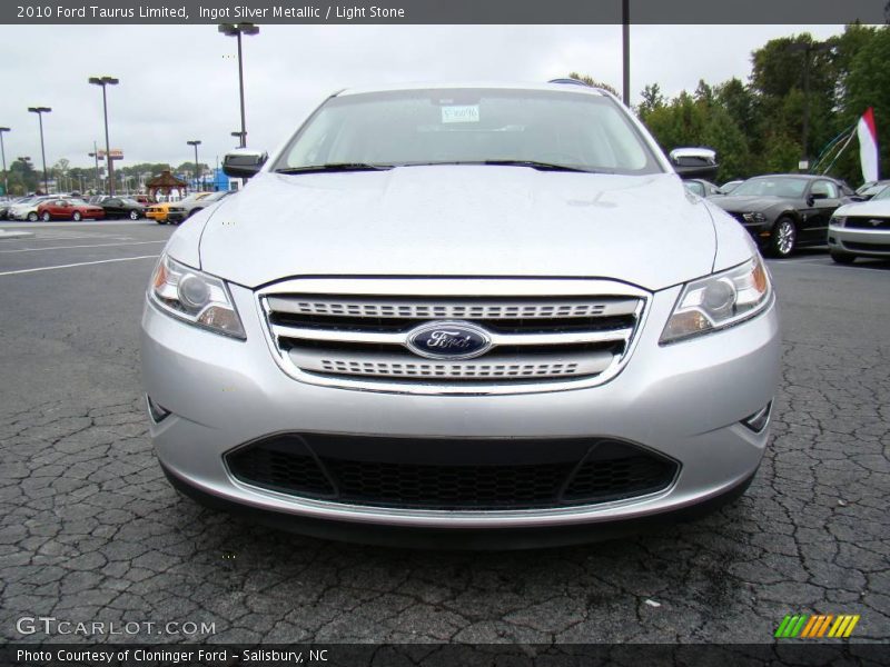 Ingot Silver Metallic / Light Stone 2010 Ford Taurus Limited