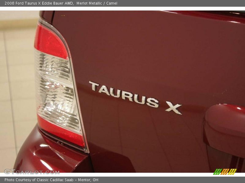 Merlot Metallic / Camel 2008 Ford Taurus X Eddie Bauer AWD