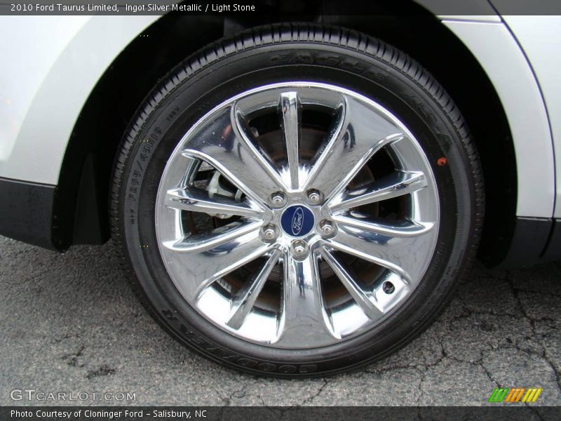 Ingot Silver Metallic / Light Stone 2010 Ford Taurus Limited