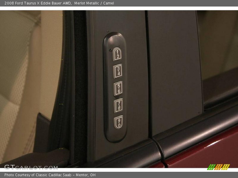 Merlot Metallic / Camel 2008 Ford Taurus X Eddie Bauer AWD